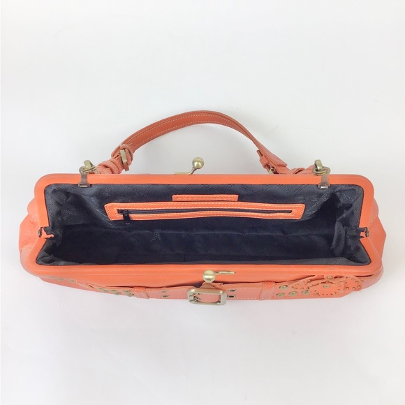 BCBG Buckle Leather Shoulder Bag - Picture 10 of 12